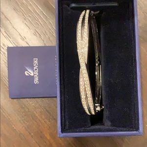 Swarovski crystal silver bracelet